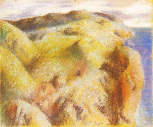 Costa íngreme (Edgar Degas) - Reprodução com Qualidade Museu