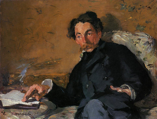 Stéphane Mallarmé (Edouard Manet) - Reprodução com Qualidade Museu