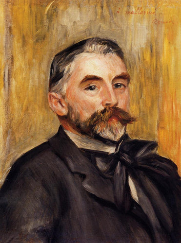 Stéphane Mallarmé (Pierre-Auguste Renoir) - Reprodução com Qualidade Museu