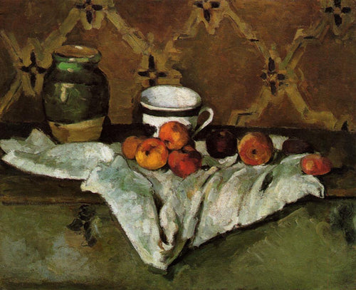 Natureza morta (Paul Cézanne) - Reprodução com Qualidade Museu