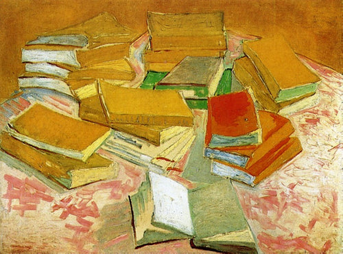 Novelas francesas de natureza morta (Vincent Van Gogh) - Reprodução com Qualidade Museu