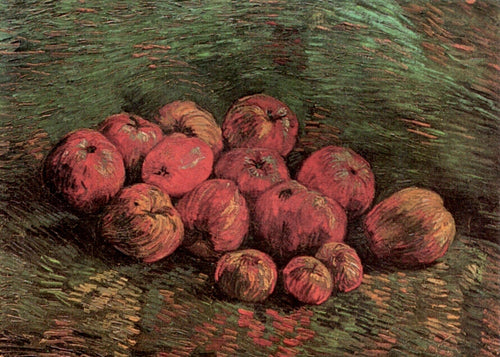 Natureza morta com maçãs (Vincent Van Gogh) - Reprodução com Qualidade Museu