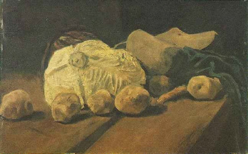 Natureza morta com repolho e tamancos (Vincent Van Gogh) - Reprodução com Qualidade Museu