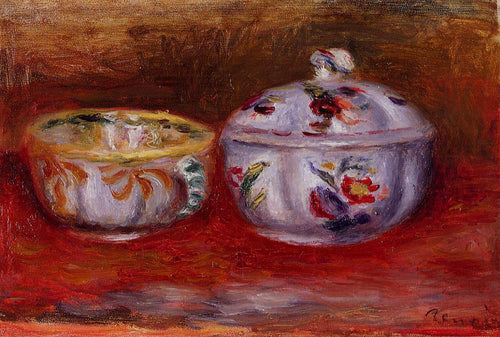 Natureza morta com fruteira (Pierre-Auguste Renoir) - Reprodução com Qualidade Museu
