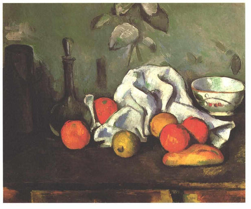 Natureza morta com frutas (Paul Cézanne) - Reprodução com Qualidade Museu
