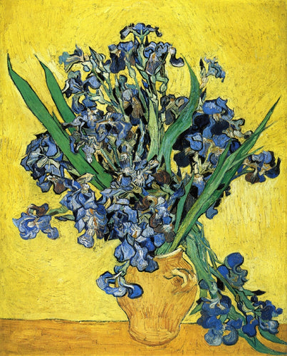 Natureza morta com íris (Vincent Van Gogh) - Reprodução com Qualidade Museu