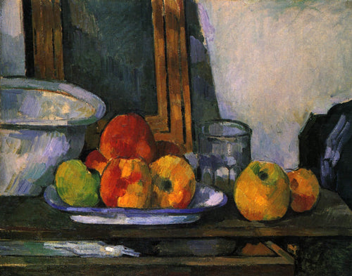 Natureza morta com gaveta aberta (Paul Cézanne) - Reprodução com Qualidade Museu
