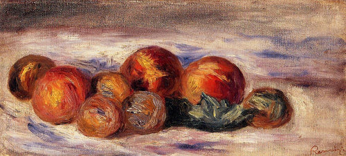 Natureza morta com pêssegos (Pierre-Auguste Renoir) - Reprodução com Qualidade Museu