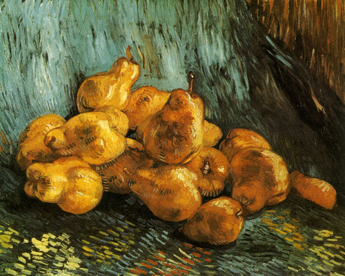 Natureza morta com peras (Vincent Van Gogh) - Reprodução com Qualidade Museu