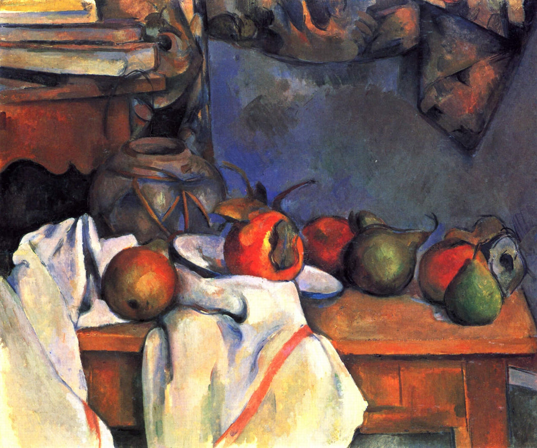 Natureza morta com romã e peras (Paul Cézanne) - Reprodução com Qualidade Museu