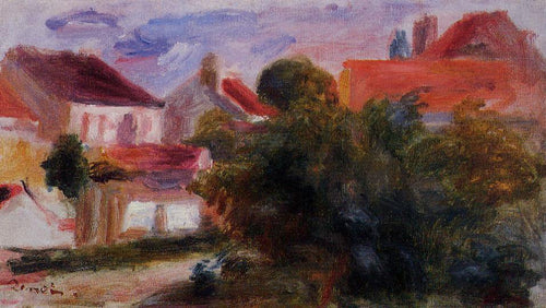 Rua em Essoyes (Pierre-Auguste Renoir) - Reprodução com Qualidade Museu