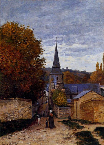 Rua em Saint-Adresse (Claude Monet) - Reprodução com Qualidade Museu