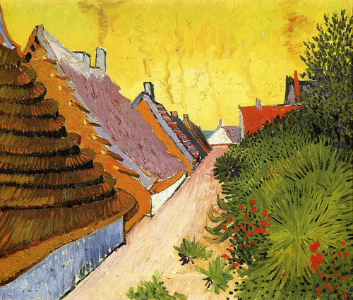Rua em Saintes Maries (Vincent Van Gogh) - Reprodução com Qualidade Museu