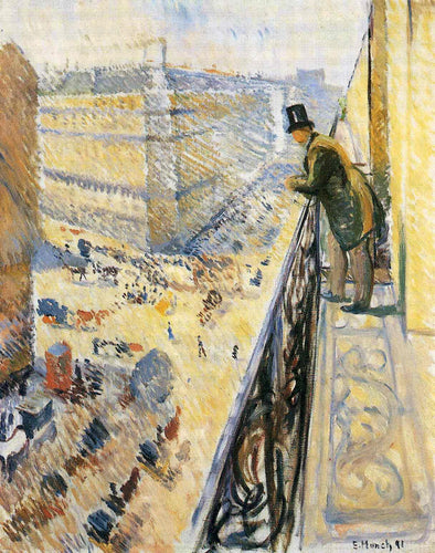 Street Lafayette (Edvard Munch) - Reprodução com Qualidade Museu