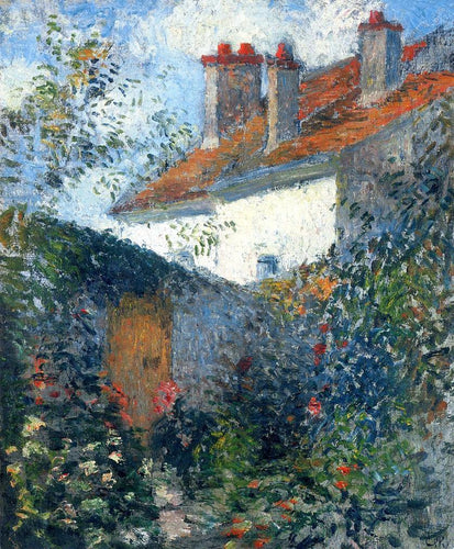 Estude em Pontoise (Camille Pissarro) - Reprodução com Qualidade Museu