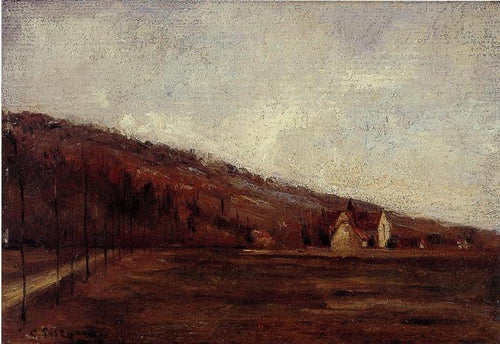 Estudo para as margens do Marne no inverno (Camille Pissarro) - Reprodução com Qualidade Museu
