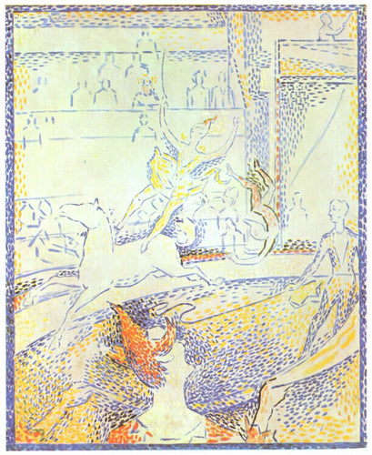 Estudo para o circo (Georges Seurat) - Reprodução com Qualidade Museu