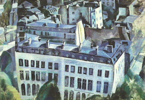 Estude para a cidade (Robert Delaunay) - Reprodução com Qualidade Museu