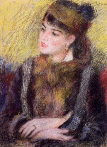 Estudo de uma mulher (Pierre-Auguste Renoir) - Reprodução com Qualidade Museu