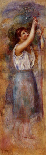 Estudo de uma mulher (Pierre-Auguste Renoir) - Reprodução com Qualidade Museu