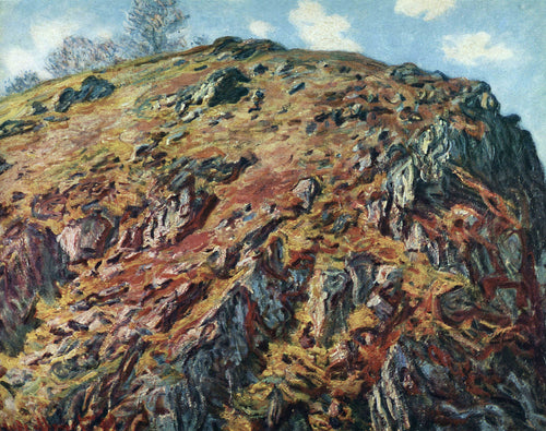 Estudo De Rochas (Claude Monet) - Reprodução com Qualidade Museu