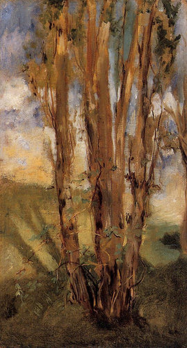 Estudo De Árvores (Edouard Manet) - Reprodução com Qualidade Museu