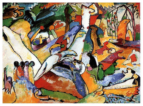 Esboço para composição II (Wassily Kandinsky) - Reprodução com Qualidade Museu