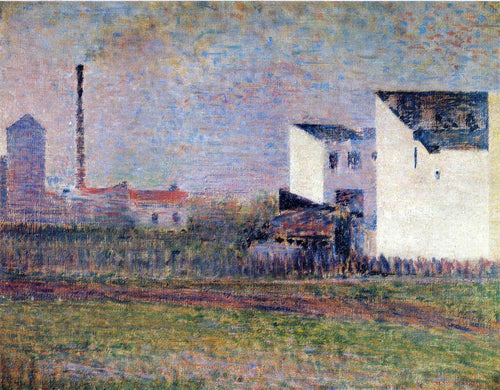 Subúrbio (Georges Seurat) - Reprodução com Qualidade Museu