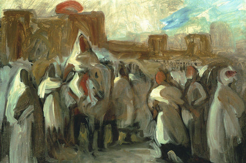 Sultan Abel El Rahman (Eugene Delacroix) - Reprodução com Qualidade Museu