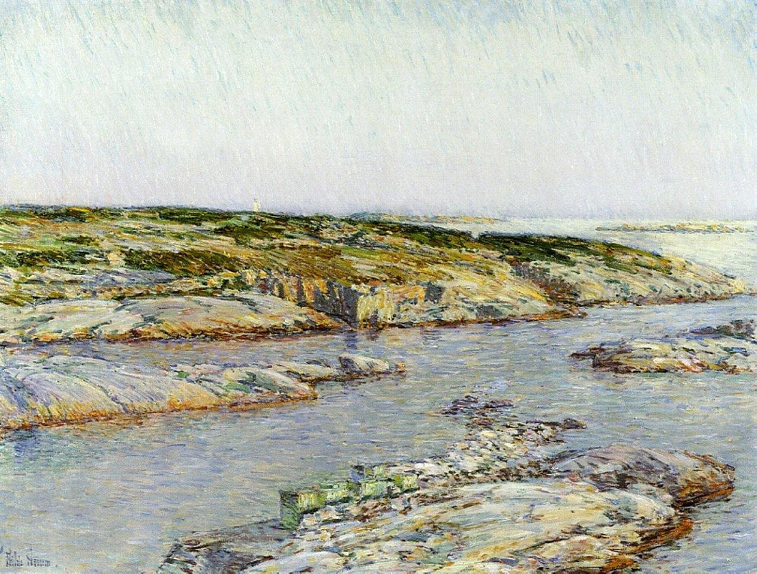 Tarde de verão, ilhas de Shoals (Childe Hassam) - Reprodução com Qualidade Museu