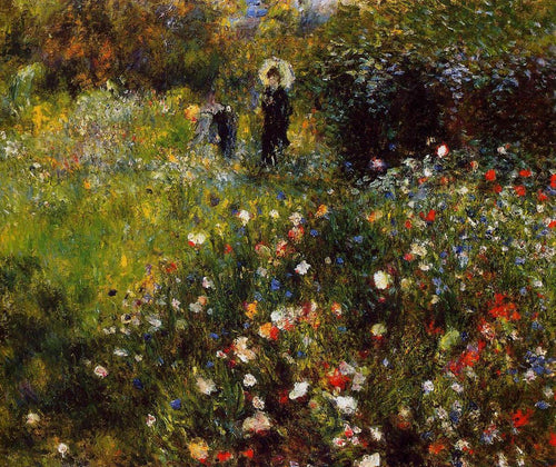 Paisagem de verão (Pierre-Auguste Renoir) - Reprodução com Qualidade Museu