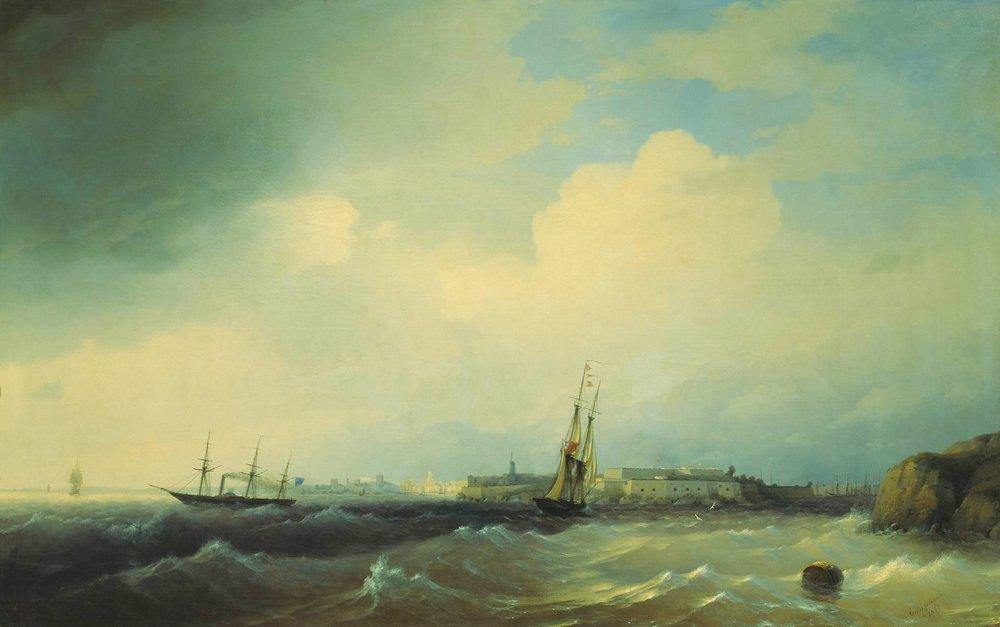 Sveaborg (Ivan Aivazovsky) - Reprodução com Qualidade Museu