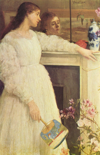 Symphony In White, No. 2 - A garotinha branca (James Abbott McNeill Whistler) - Reprodução com Qualidade Museu