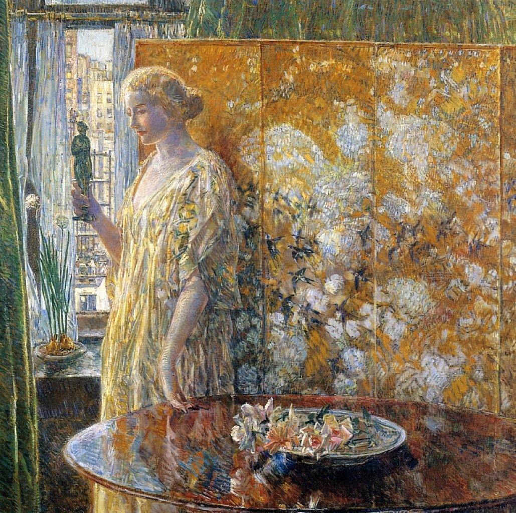 Tanagra - The Builders, Nova York (Childe Hassam) - Reprodução com Qualidade Museu