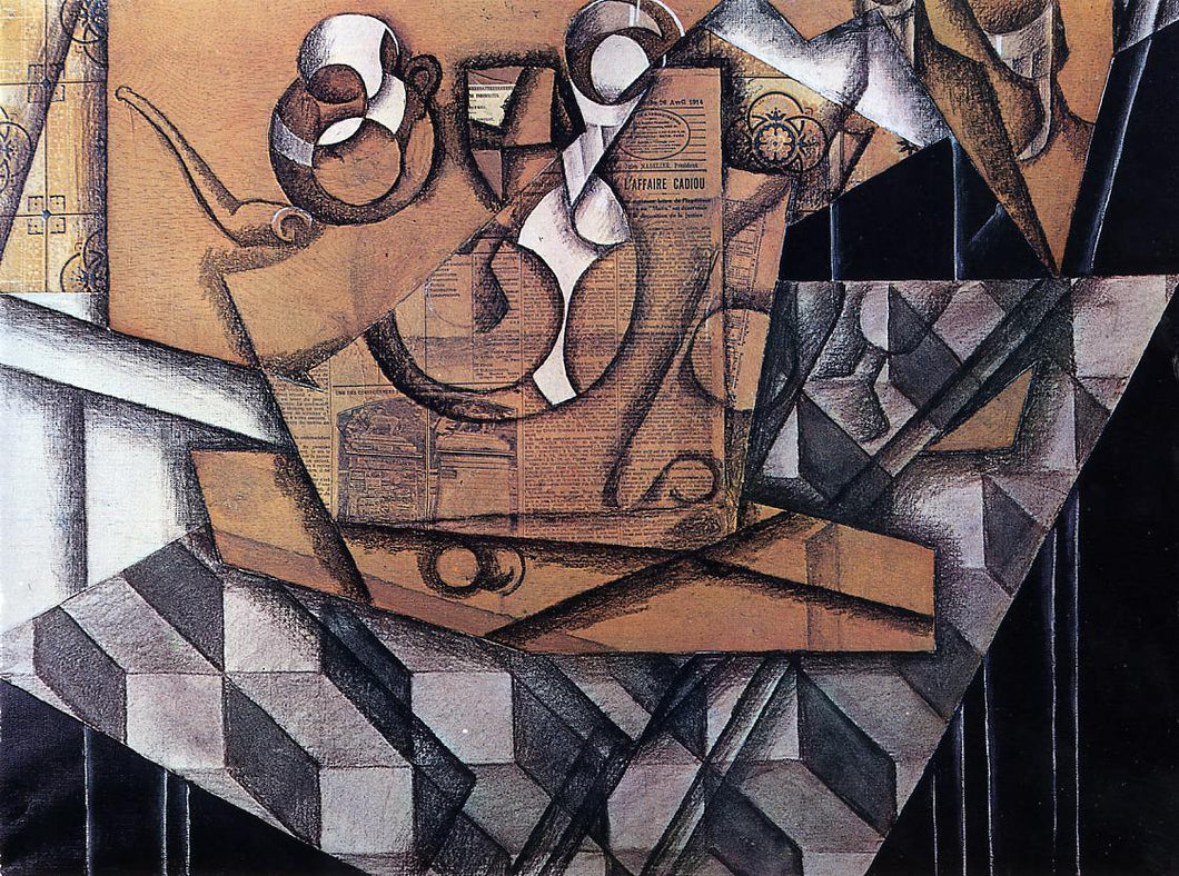 Xícaras de chá (Juan Gris) - Reprodução com Qualidade Museu