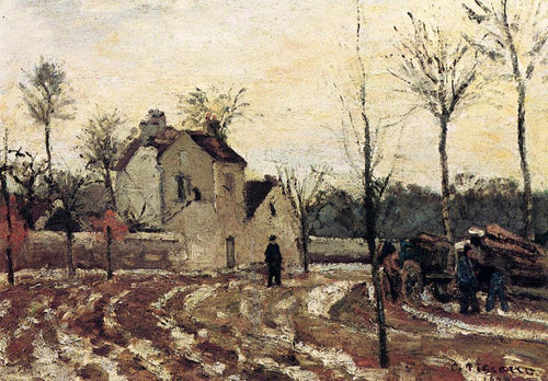 Thaw, Pontoise (Camille Pissarro) - Reprodução com Qualidade Museu