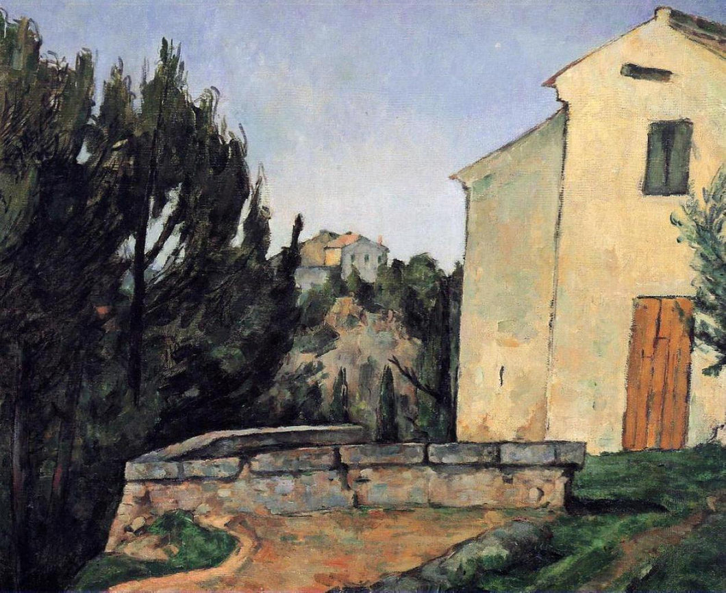 A casa abandonada (Paul Cézanne) - Reprodução com Qualidade Museu