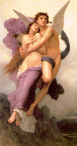 O rapto de psique (William-Adolphe Bouguereau) - Reprodução com Qualidade Museu
