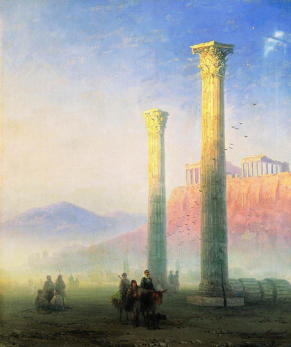 A Acrópole de Atenas (Ivan Aivazovsky) - Reprodução com Qualidade Museu