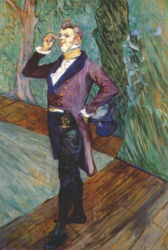 O ator Henry Samary (Henri de Toulouse-Lautrec) - Reprodução com Qualidade Museu