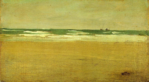 O mar zangado (James Abbott McNeill Whistler) - Reprodução com Qualidade Museu