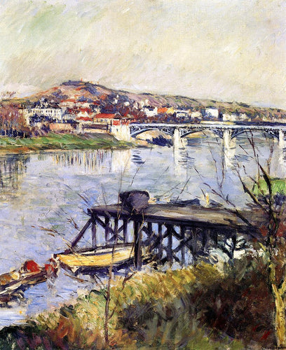 A Ponte Argenteuil (Gustave Caillebotte) - Reprodução com Qualidade Museu
