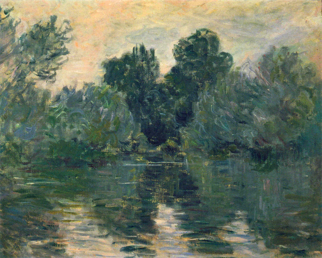 O braço do Sena (Claude Monet) - Reprodução com Qualidade Museu