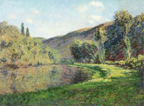 O braço do Siene em Jeufosse, tarde (Claude Monet) - Reprodução com Qualidade Museu