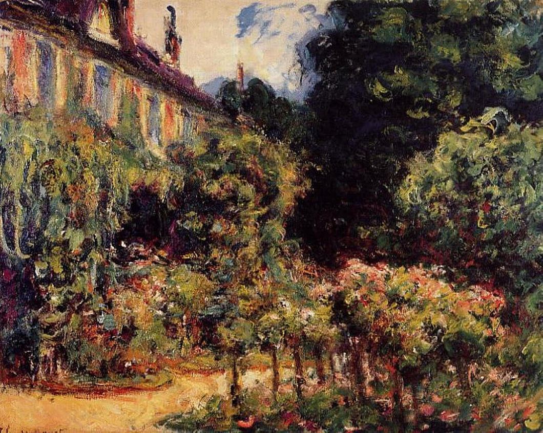 The Artists House em Giverny (Claude Monet) - Reprodução com Qualidade Museu