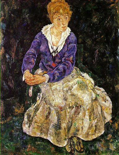 Retrato da esposa do artista, sentada - Replicarte