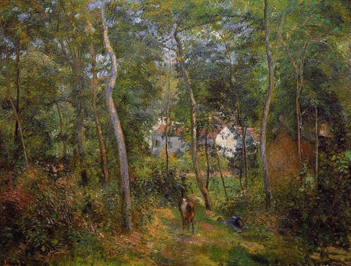O Sertão de Lhermitage, Pontoise (Camille Pissarro) - Reprodução com Qualidade Museu