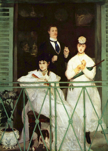 A varanda (Edouard Manet) - Reprodução com Qualidade Museu
