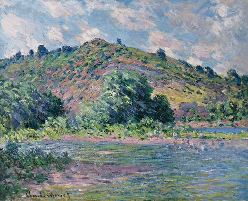 As margens do Sena em Port-Villez (Claude Monet) - Reprodução com Qualidade Museu