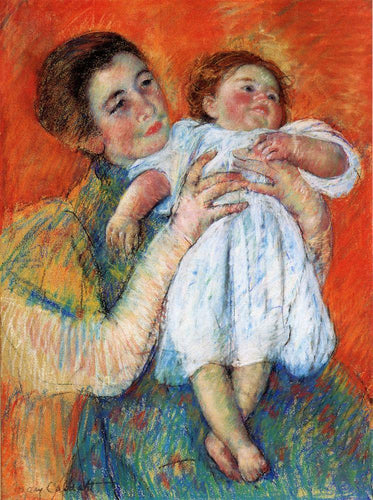 A criança descalça (Mary Cassatt) - Reprodução com Qualidade Museu